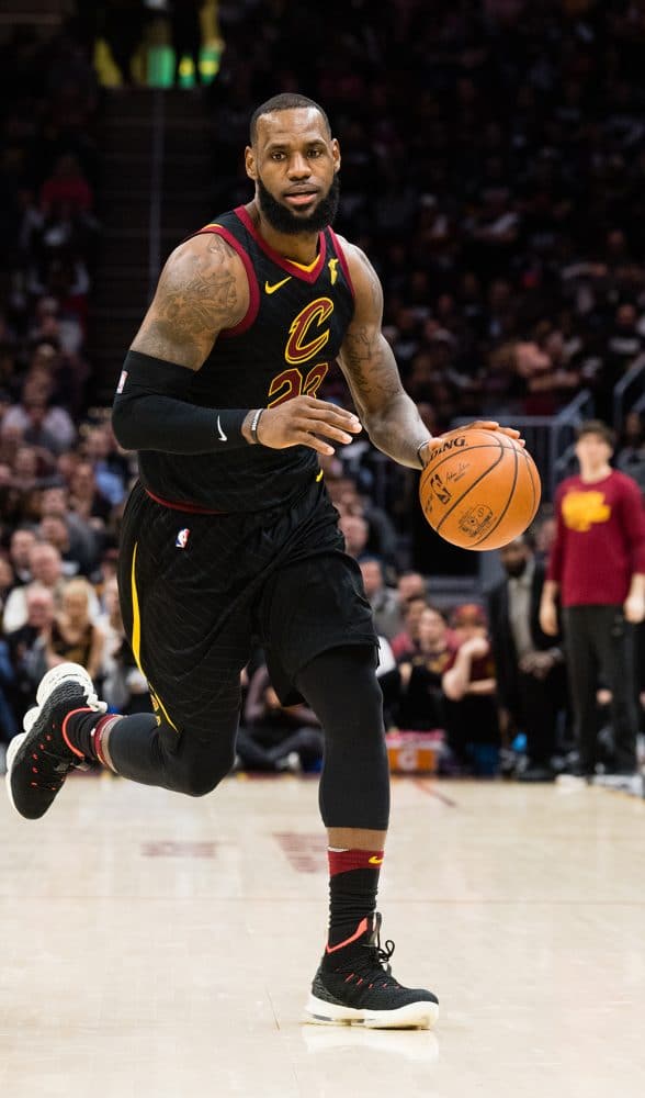 lebron 15 bright crimson on feet