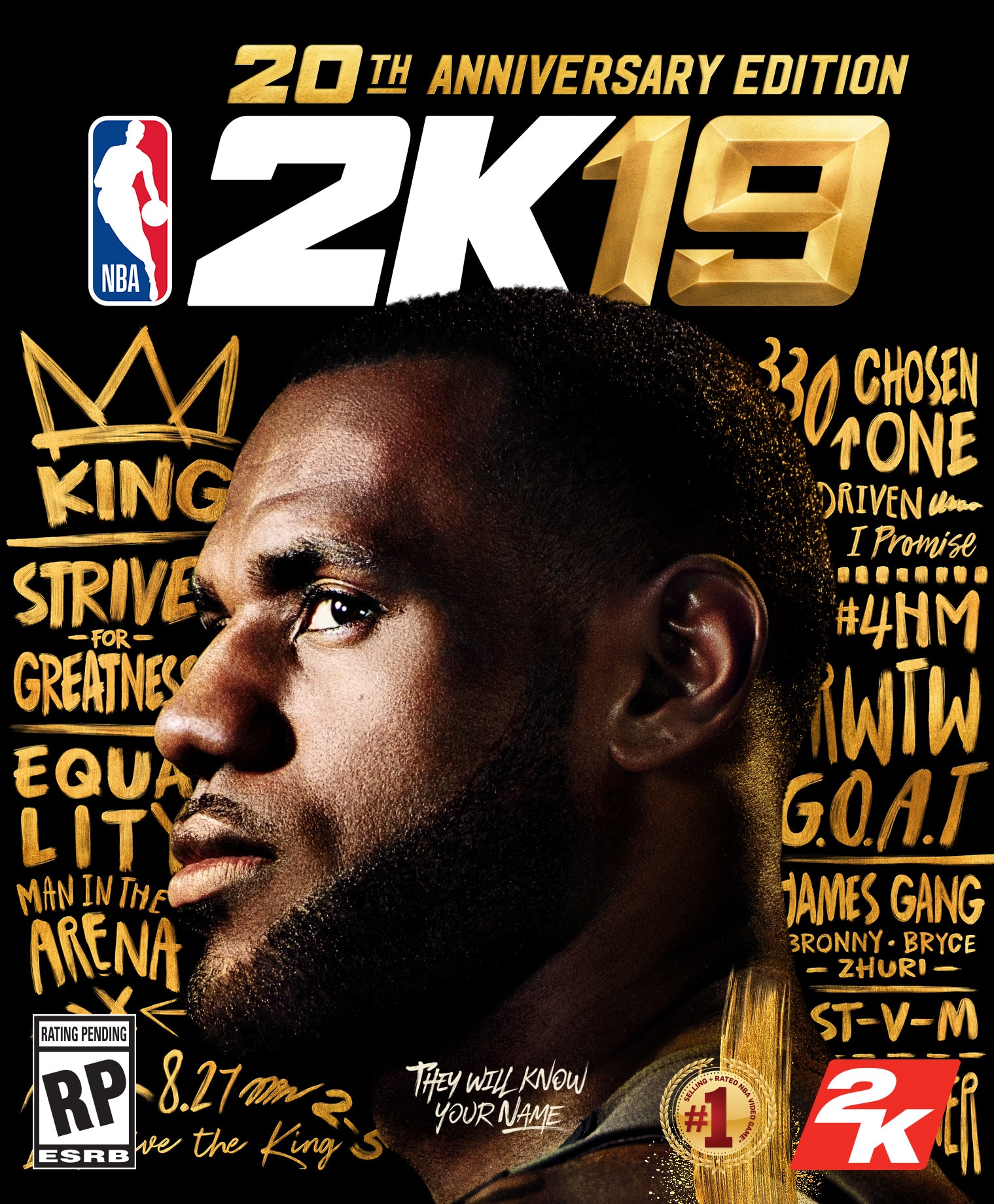 lebron james nba 2k19 cover