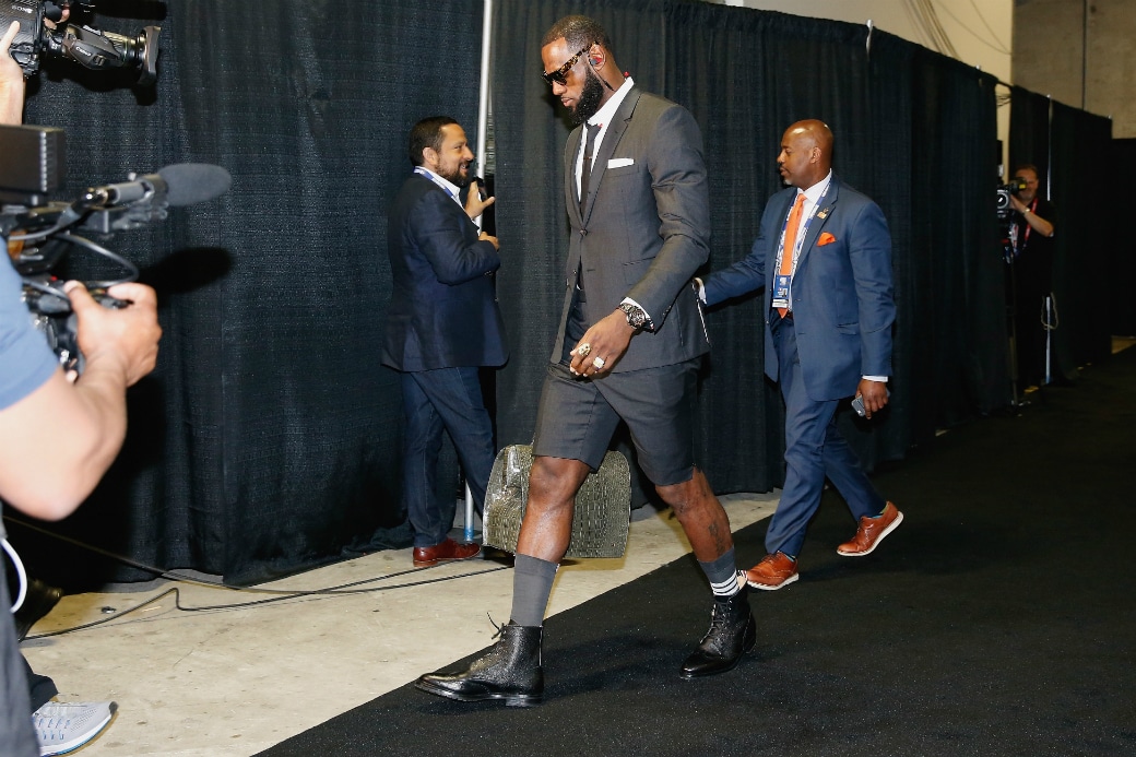 LeBron James' Game 1 Outfit Cost More 