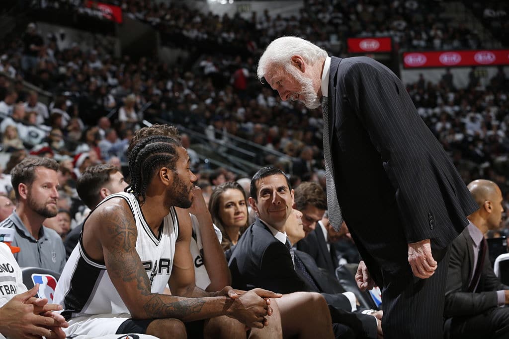 Gregg popovich hot sale kawhi