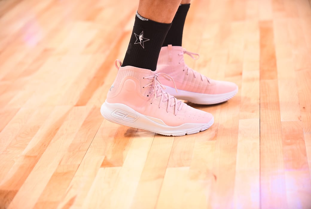 Curry 4 all on sale star pink