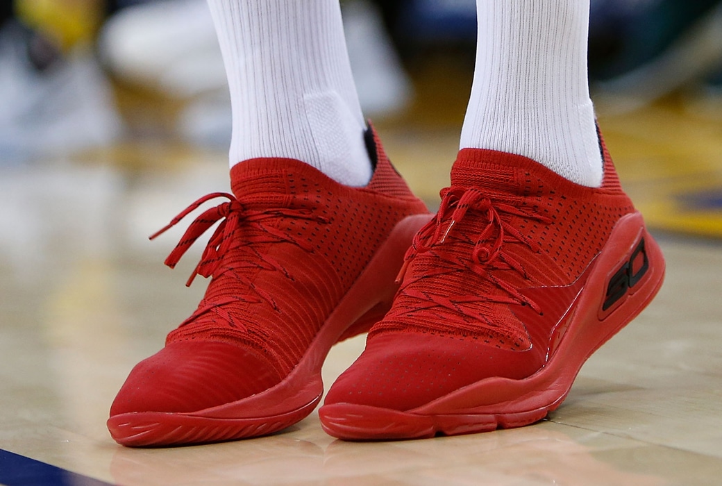 curry 5 all red