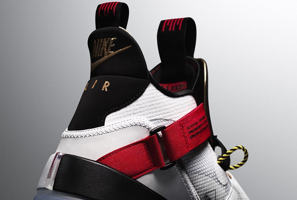 jordan with strap over laces