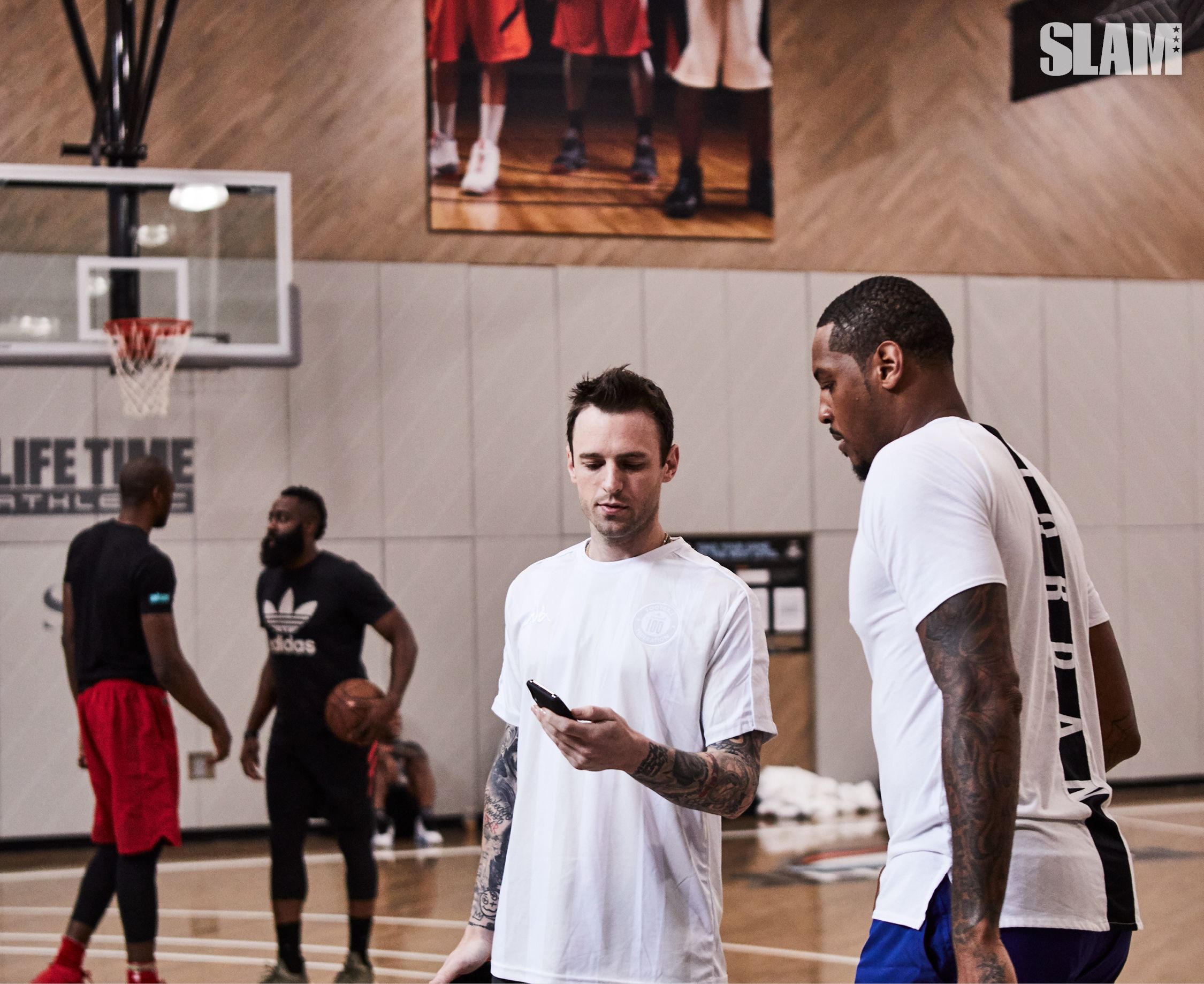 Travis Scott, The Game and YG Show Off 3-Point Skills at NBA Games