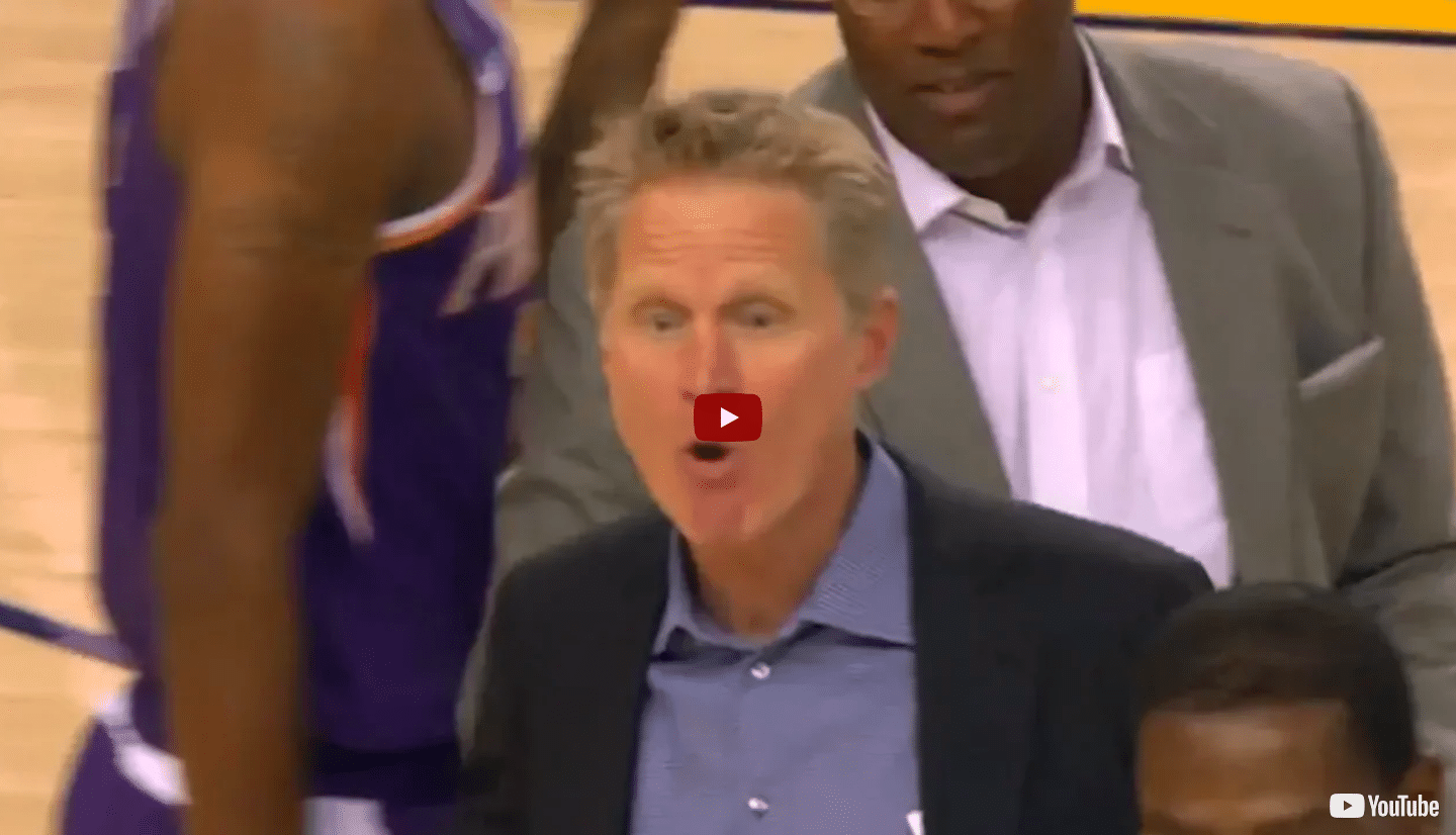 Steve Kerr Ejected from Preseason Game