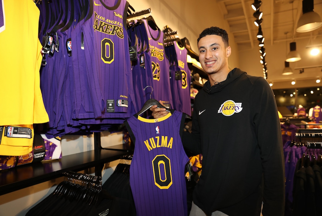 lakers kuzma jersey purple