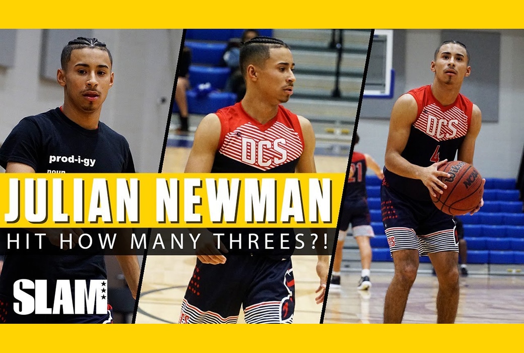 Julian Newman DRAINS HOW MANY THREES?! 🔥 NBA RANGE!