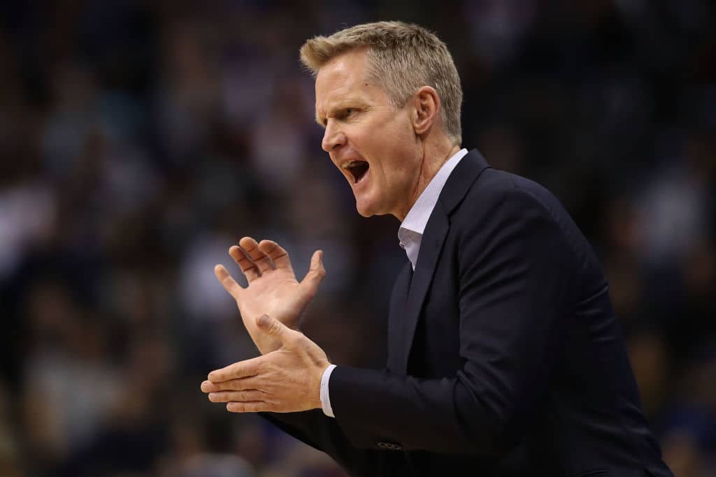 Steve Kerr Fined $25K for 'Verbally Abusing and Confronting' Ref