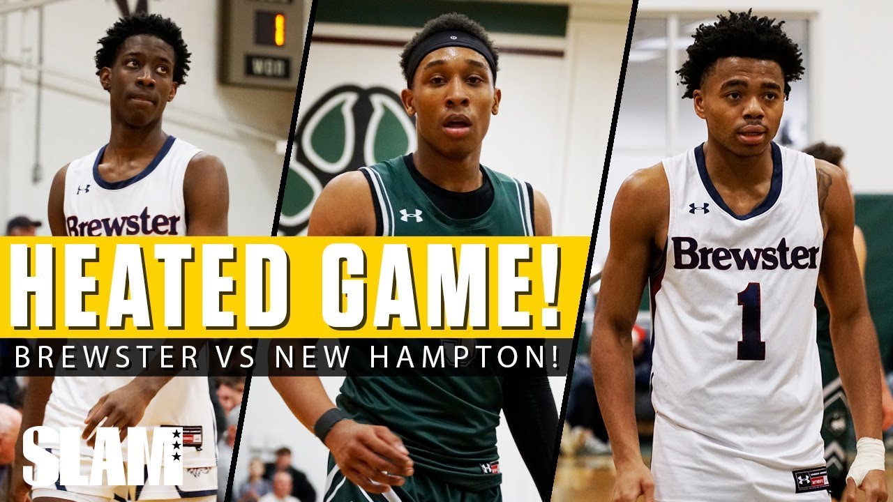 Jalen Lecque & Brewster vs New Hampton was a BARN BURNER