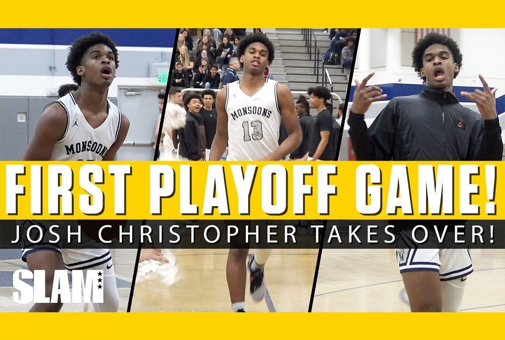 Josh Christopher Takes Over In First Playoff Game!