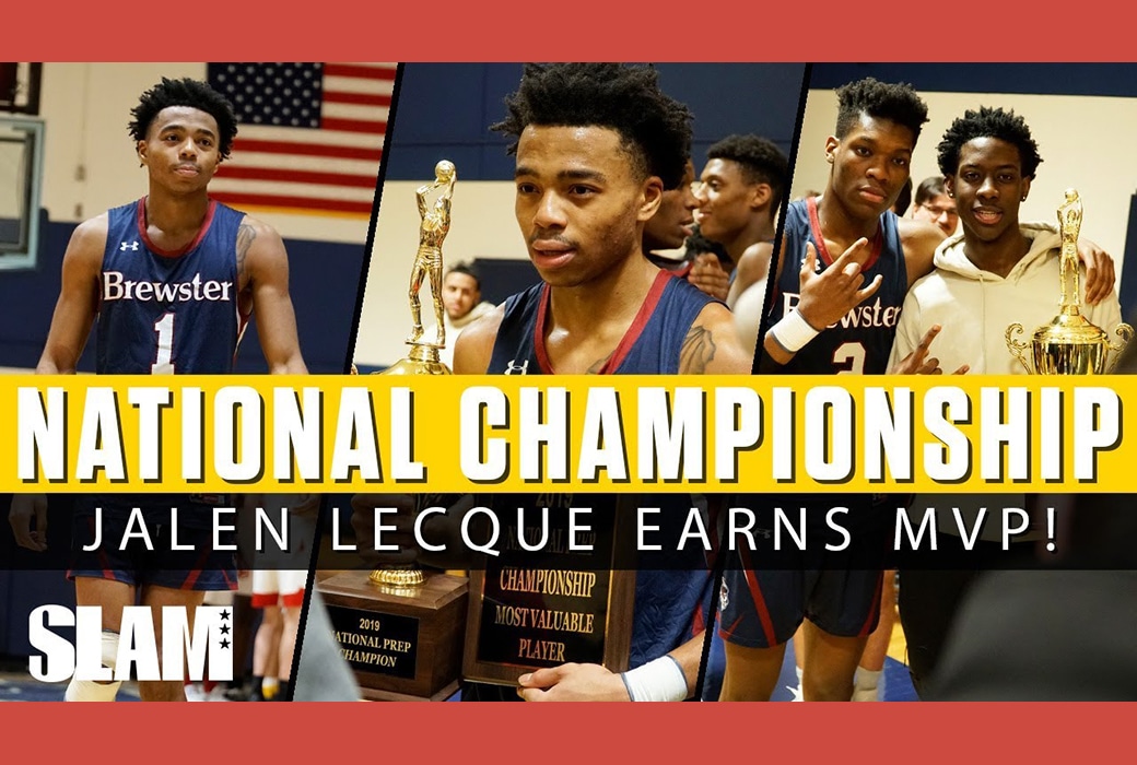 Jalen Lecque Named MVP of National Championship!