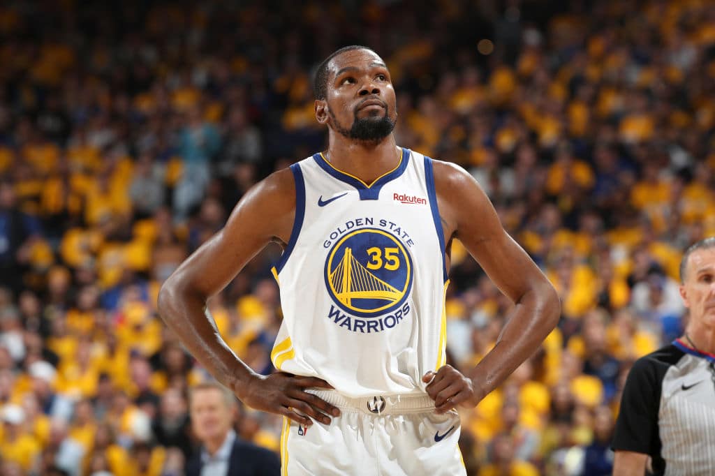 Kevin Durant display autografo Golden state Warriors 