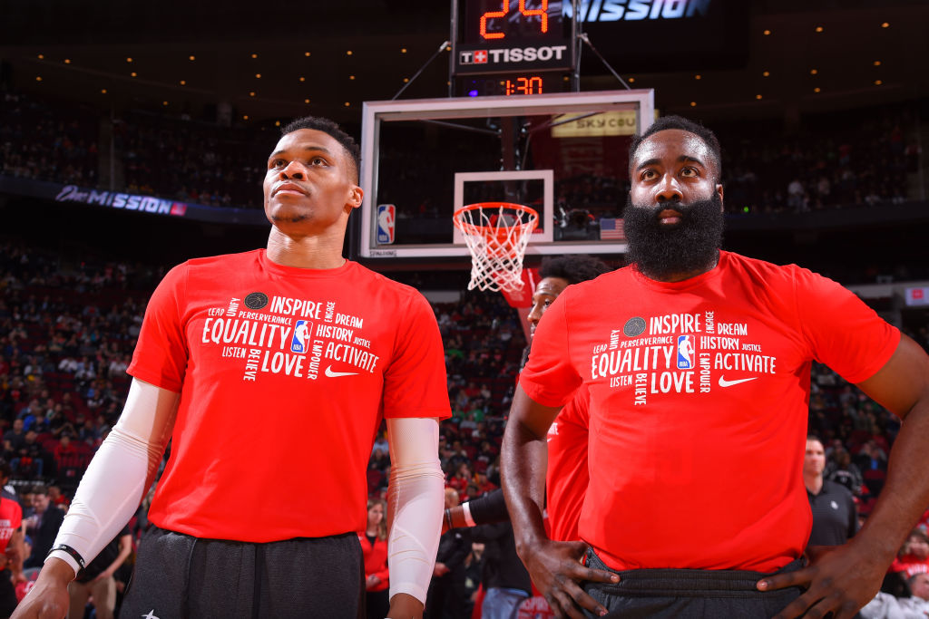 ‘Pretty Scary’: James Harden, Russell Westbrook Dominate Boston