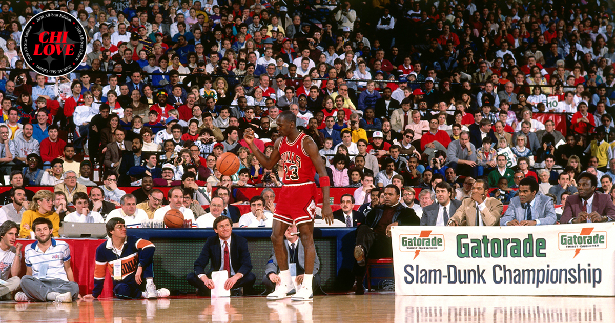 NBA - 1986 all Star Game - Gatorade Slam Dunk Contest - Spud Webb