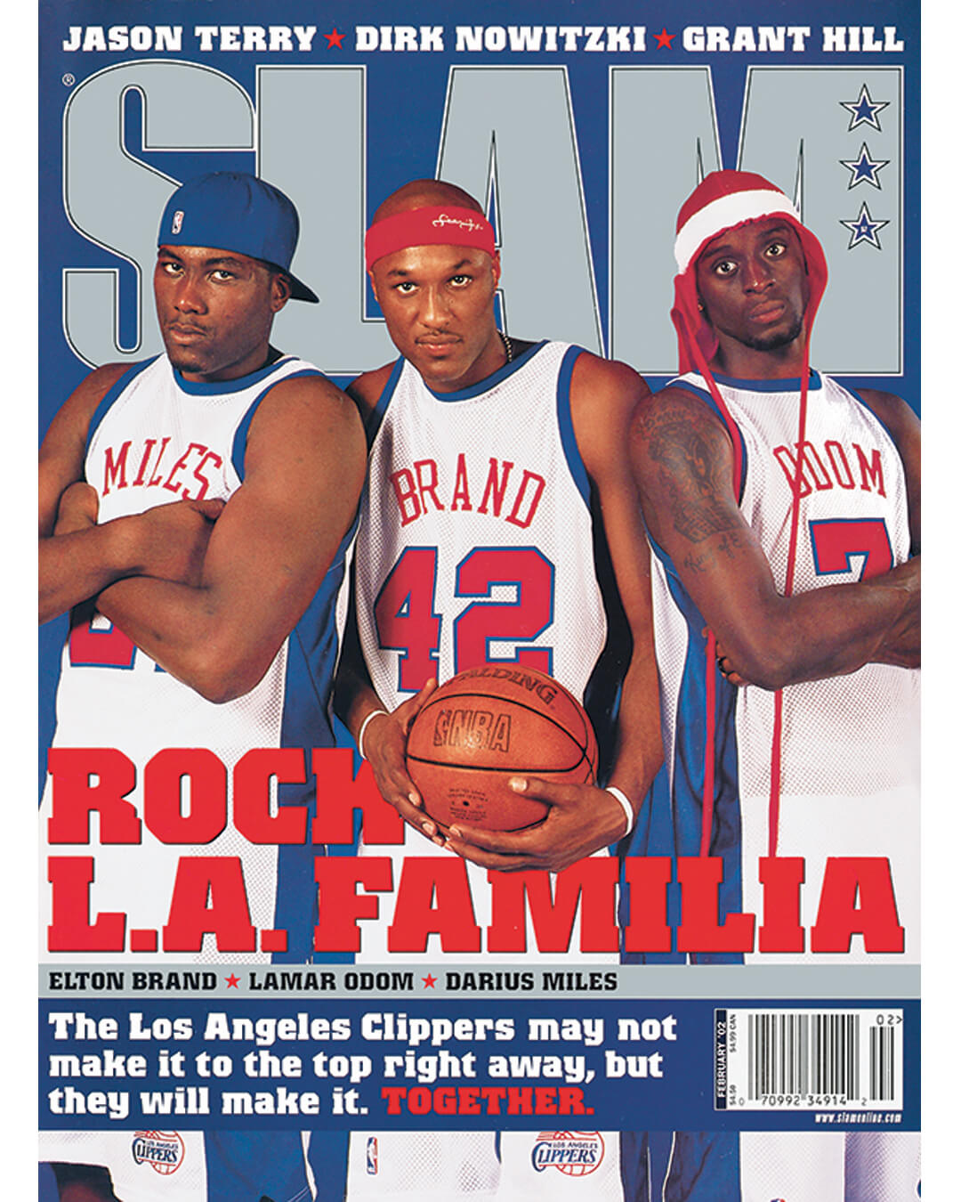 Elton Brand of the Los Angeles Clippers takes a shot in the game