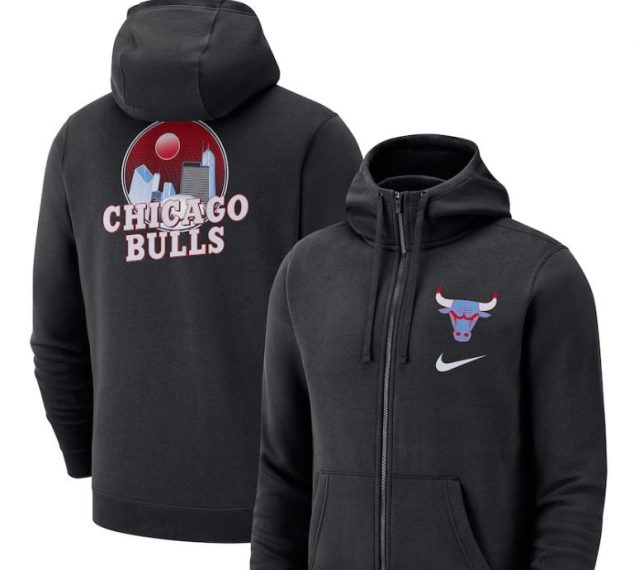 Black and Red Chicago Bulls Gas Bros Unisex Basketball Jersey