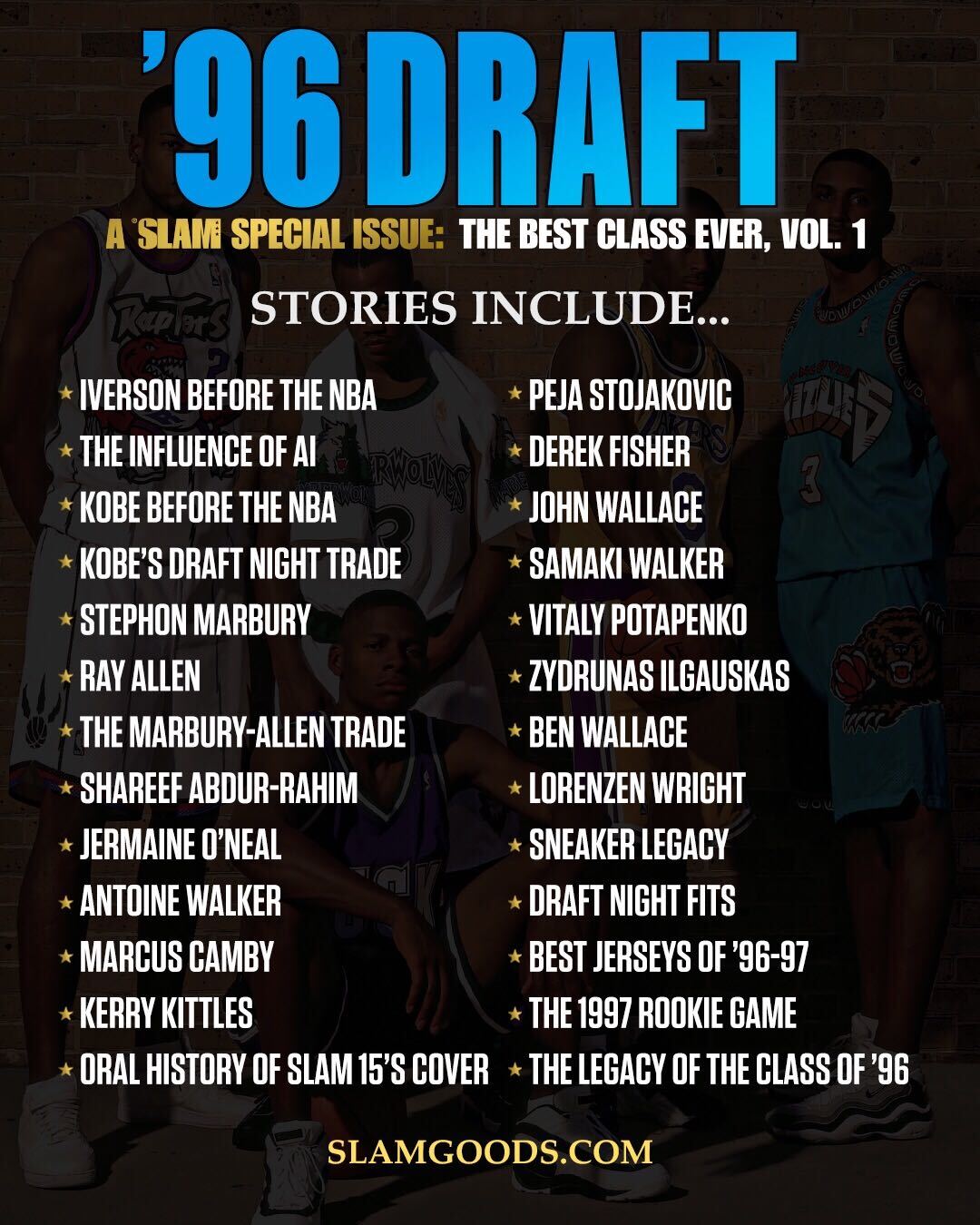 SLAM Presents '96 DRAFT Special Issue is Available NOW