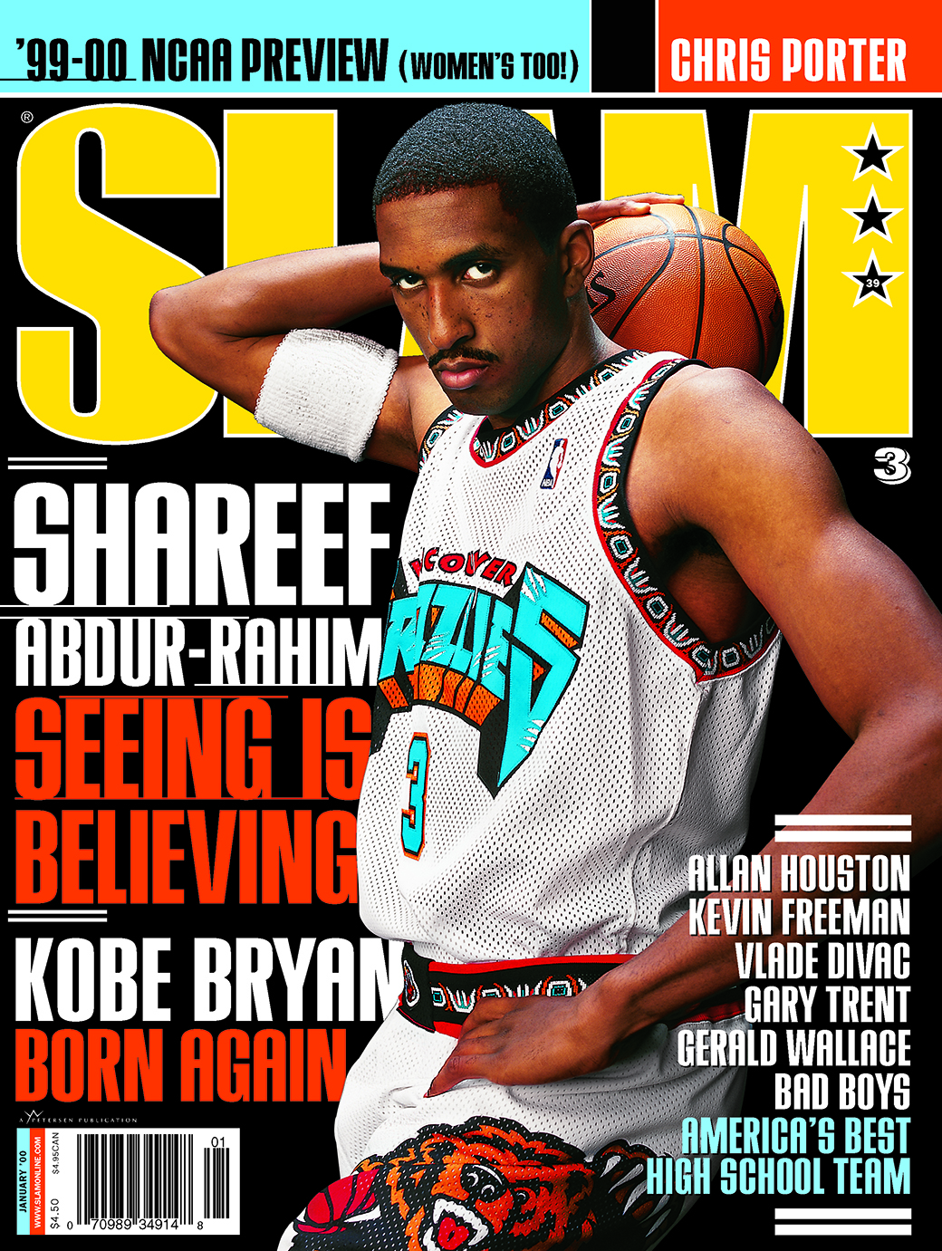  1997-98 Z-Force Basketball #208 Shareef Abdur-Rahim