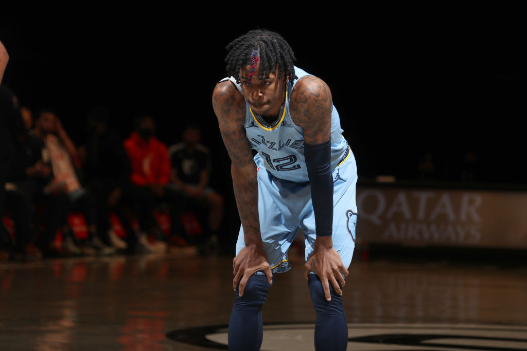 Ja Morant Exits Game On Wheelchair After Ankle Injury | SLAM