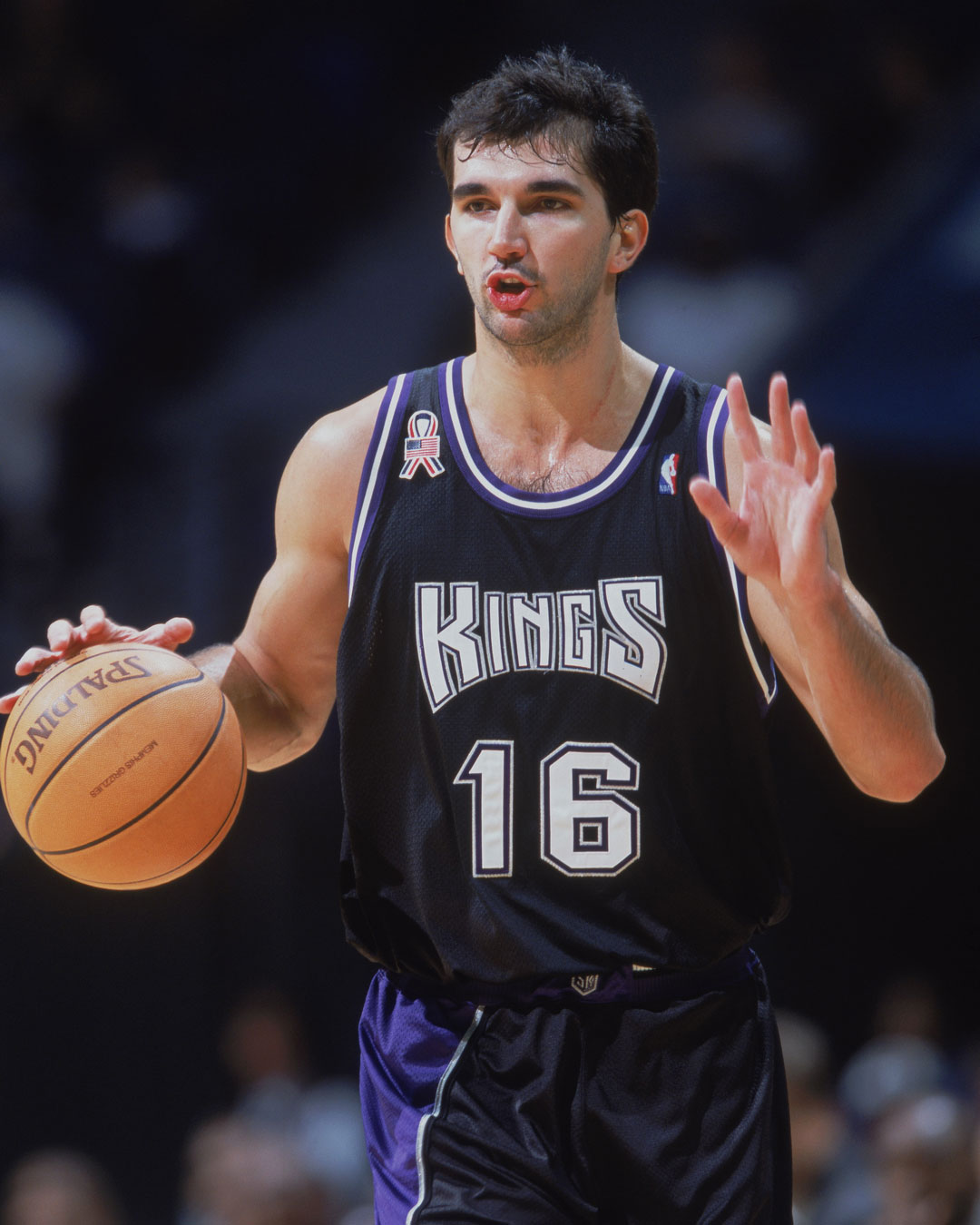 With the 14th pick in the 1996 NBA Draft, the @sacramentokings select Predrag  Stojakovic from PAOK in Greece - David Stern. Wonder what…