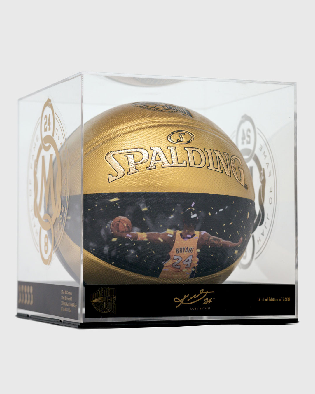 Kobe Bryant Signed Official Game Ball Series Basketball with (5