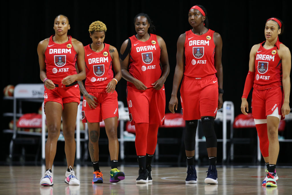 PHOTOS: Atlanta Dream unveil 3 new uniforms for the 2021 season ...