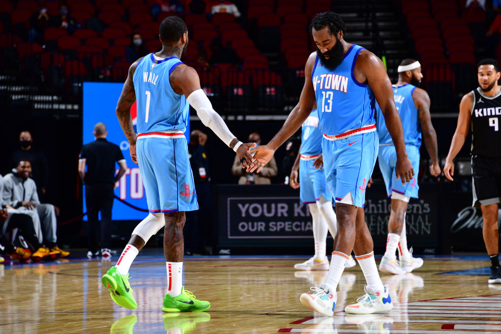 Rockets' John Wall, DeMarcus Cousins confronted James Harden in locker room  meeting before trade: report