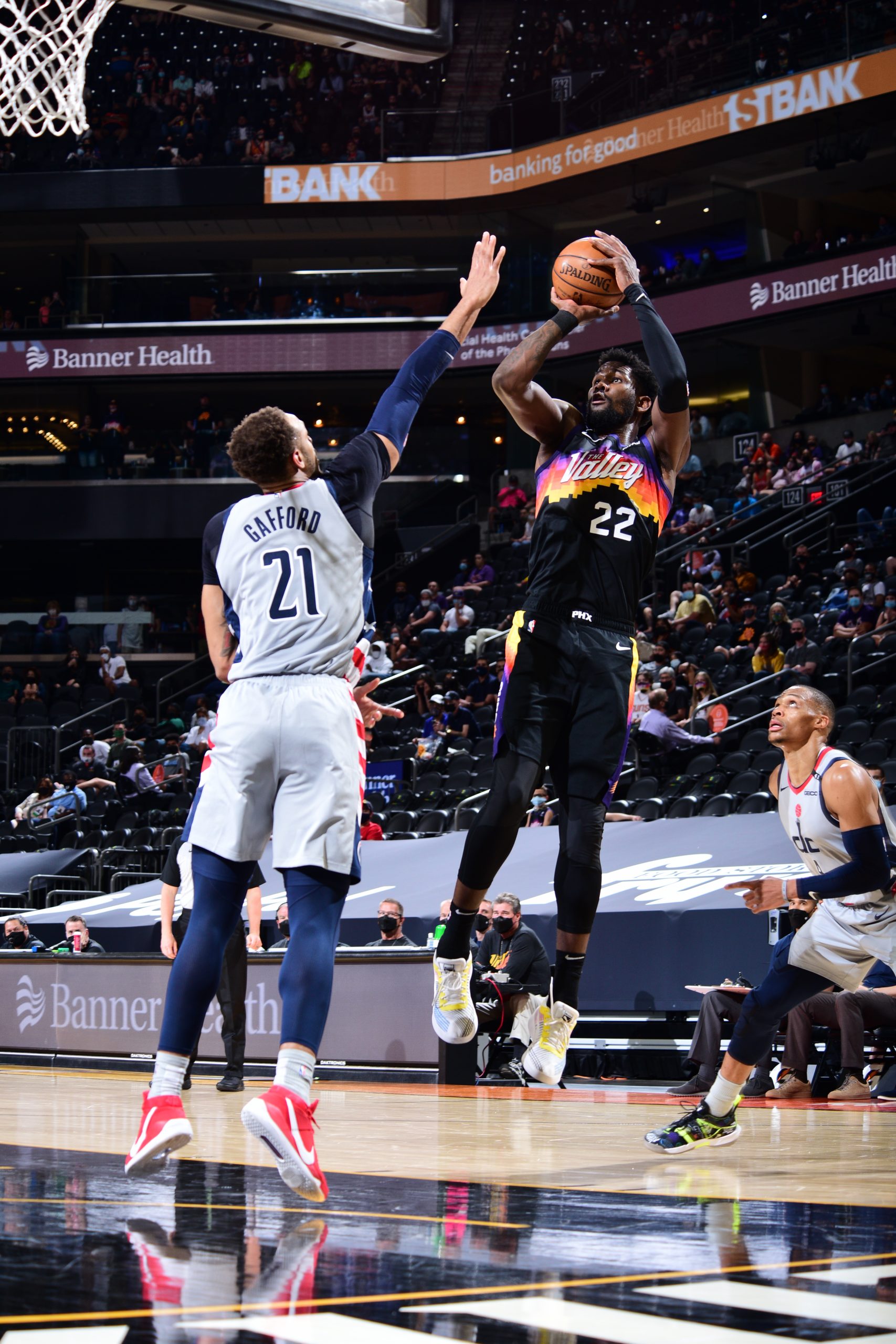 Deandre Ayton - Phoenix Suns - NBA Playoffs - Game-Worn Statement