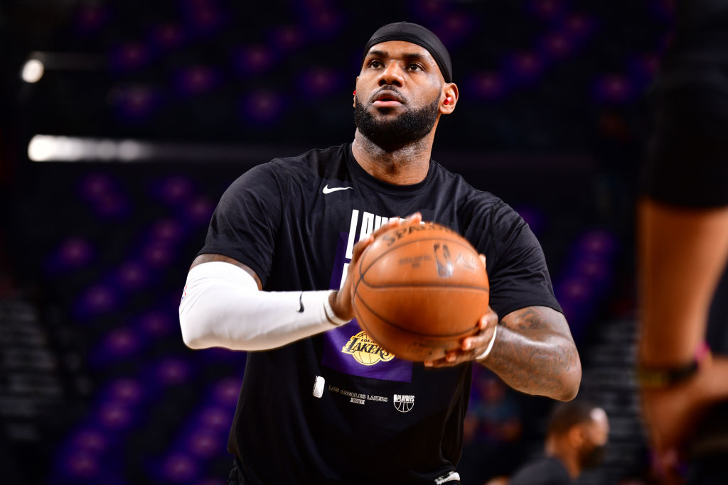 Charania] First look: LeBron James will change his Lakers jersey