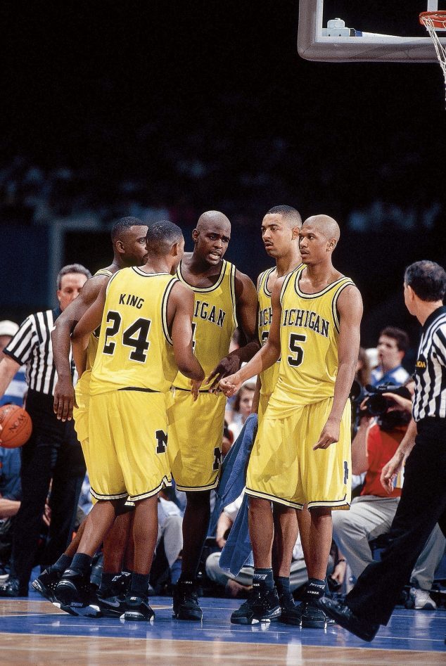 Michigan basketball shorts fab five on sale