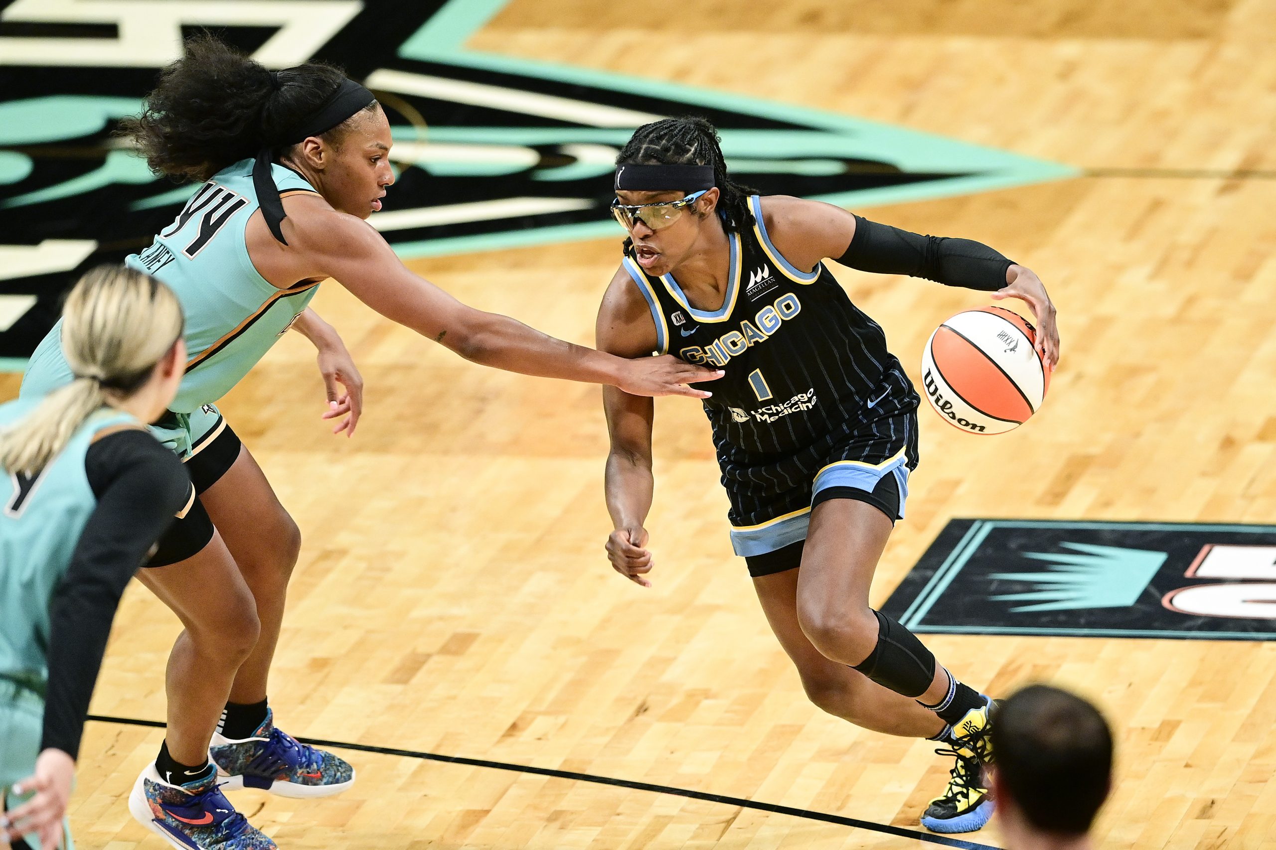 Chicago Sky's Diamond DeShields Covers WSLAM 1 SLAM