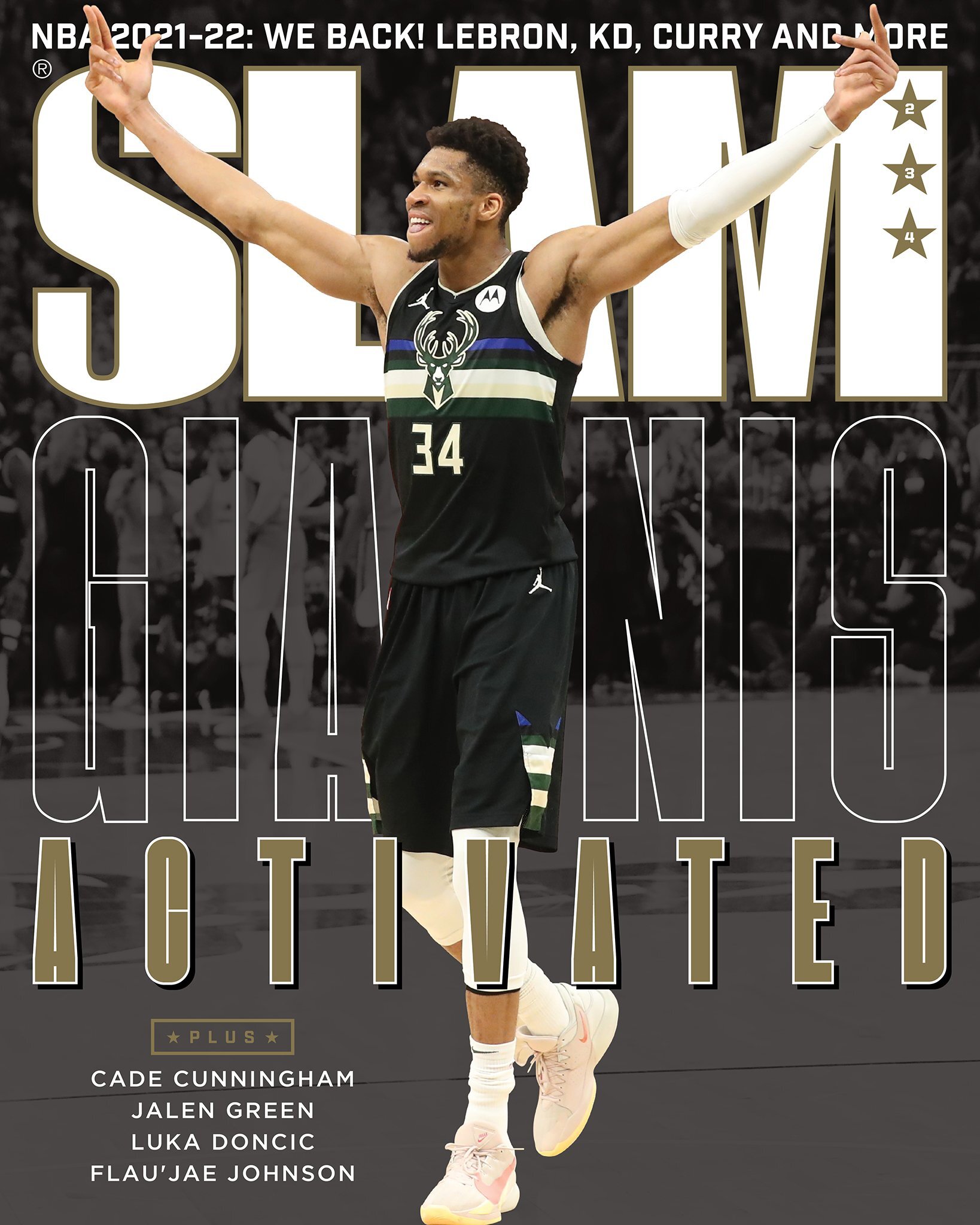 Giannis Antetokounmpo Covers SLAM 234 AVAILABLE NOW SLAM