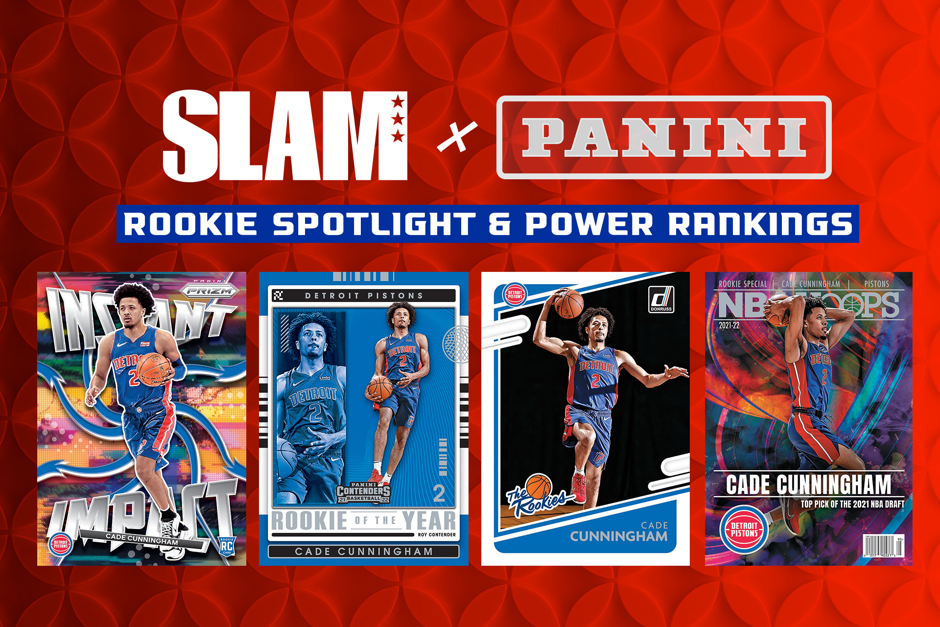 SLAM x Panini Rookie Spotlight: Detroit Pistons Guard Cade Cunningham