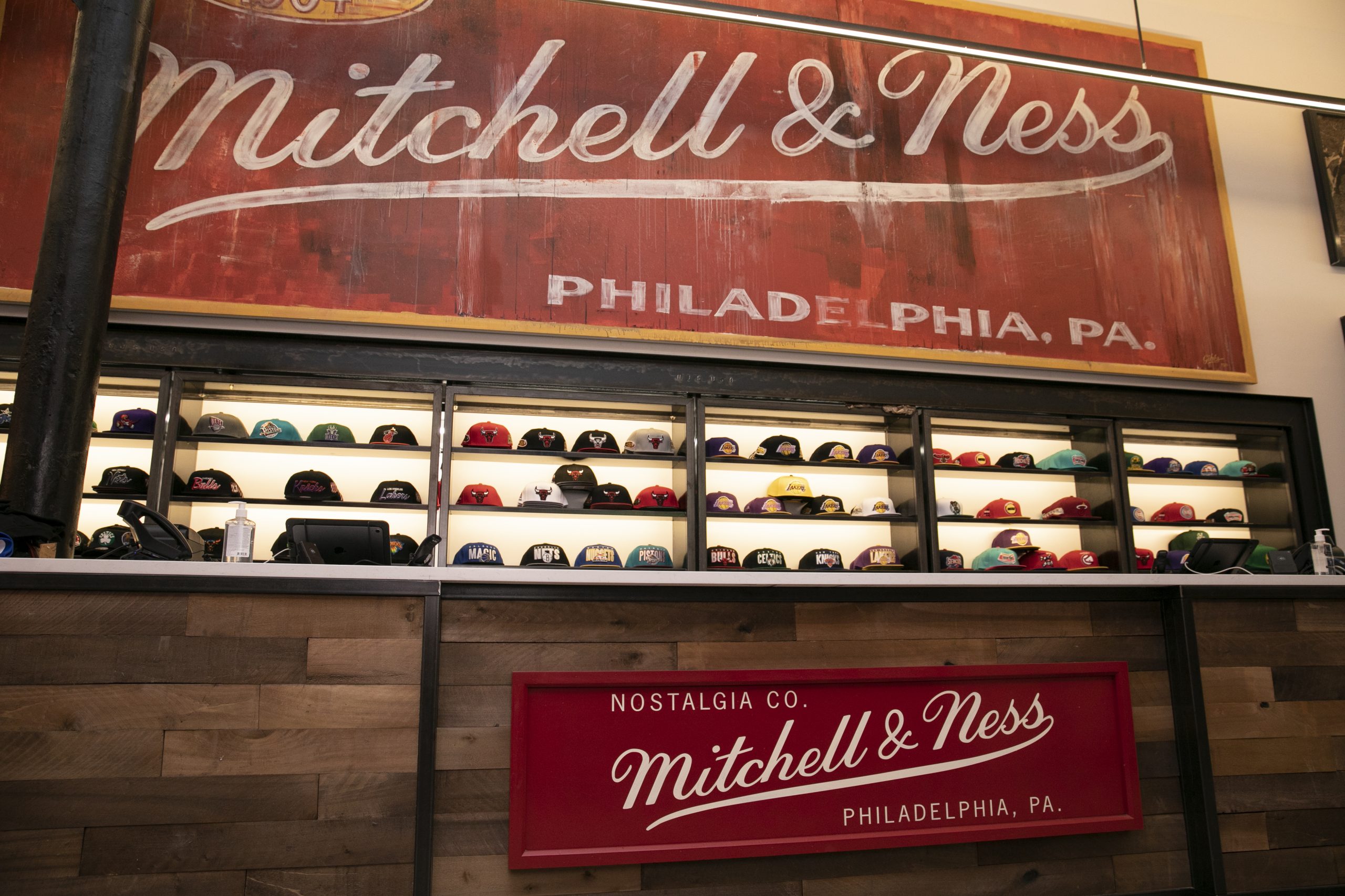 NOSTALGIA CO. MITCHELL & NESS PHILADELPHIA, PA. U.S.A. Trademark
