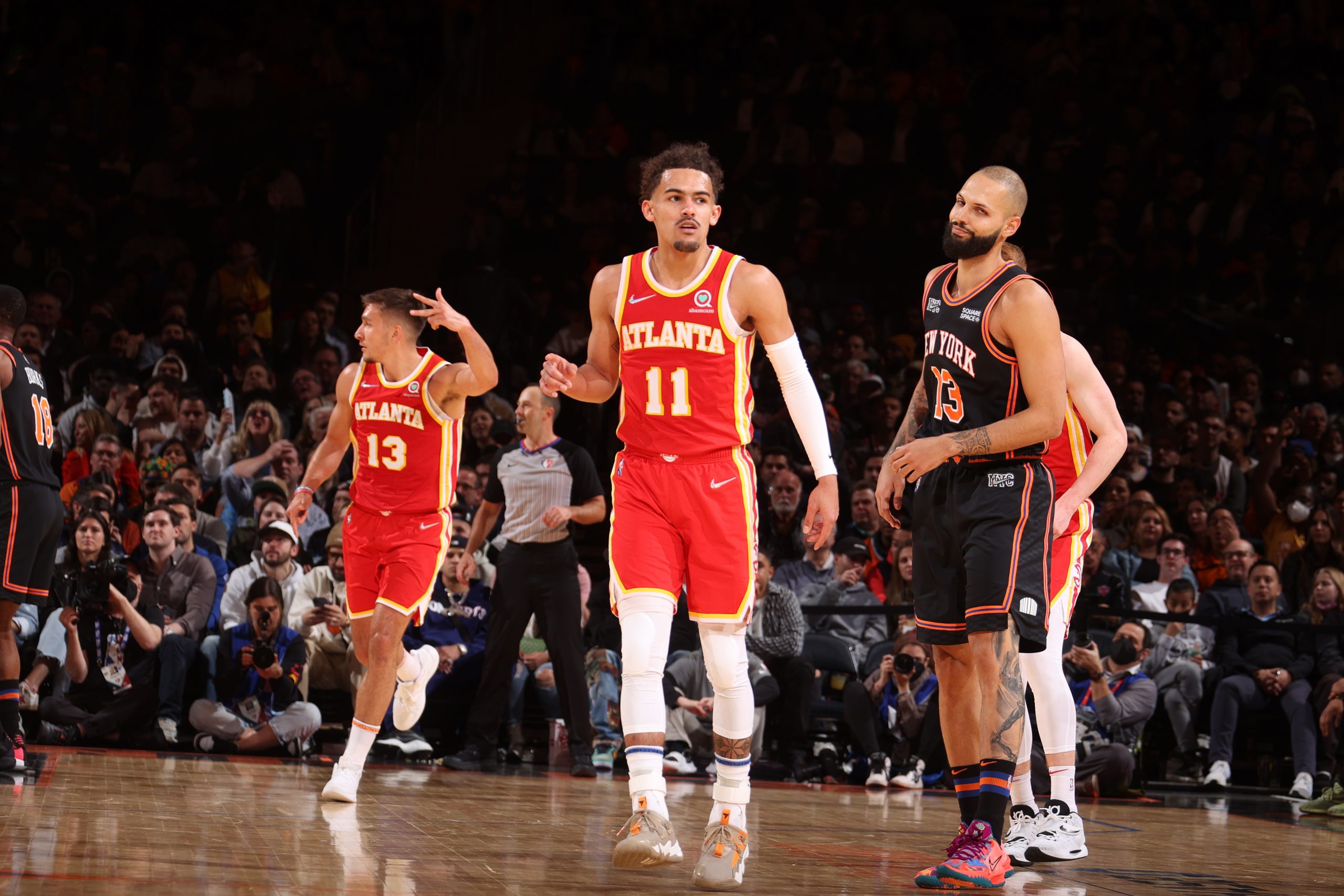 Hawks' Trae Young scores 45 in return to N.Y.