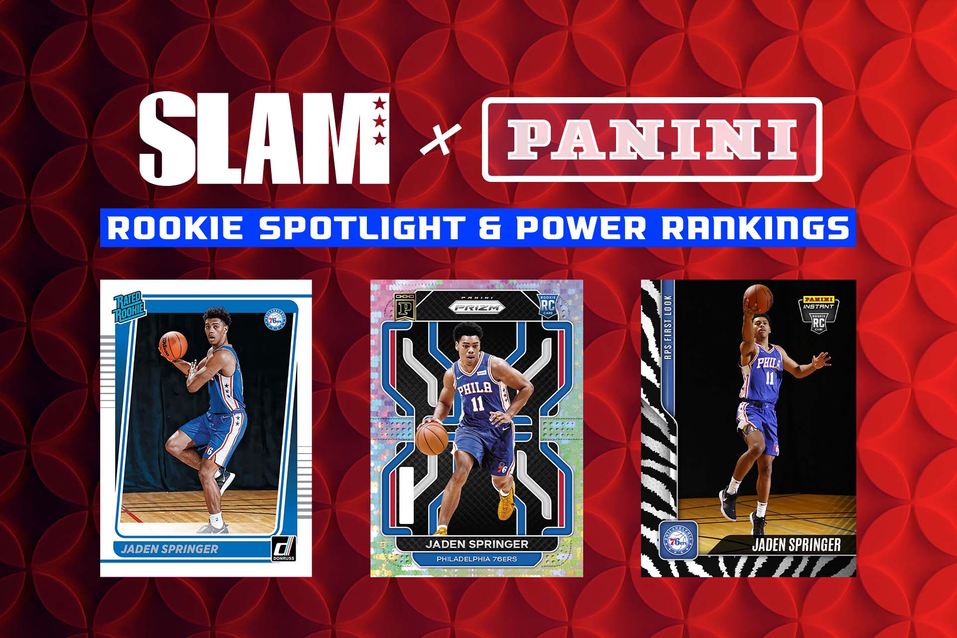 SLAM x Panini Rookie Spotlight: 76ers Rookie Jaden Springer|NBA NEWS