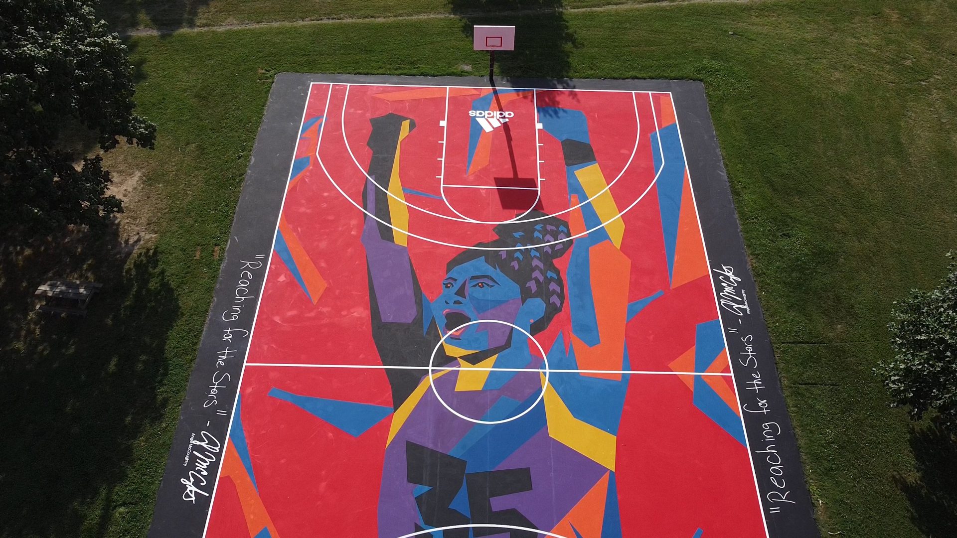 Angel McCoughtry and adidas Look to Inspire the Next Generation with Refurbished ‘Reach For the Stars’ Court in Louisville