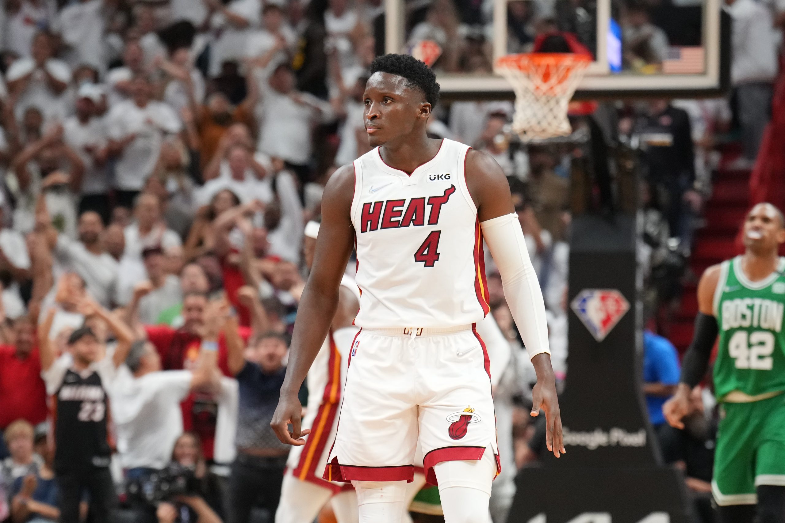 First Look at Victor Oladipo in a Miami Heat Jersey Revealed