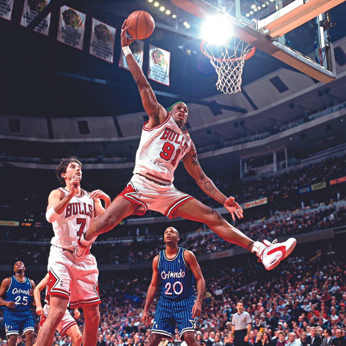 Mavin  1995 Starline Dennis Rodman Chicago Bulls Slam Dunk