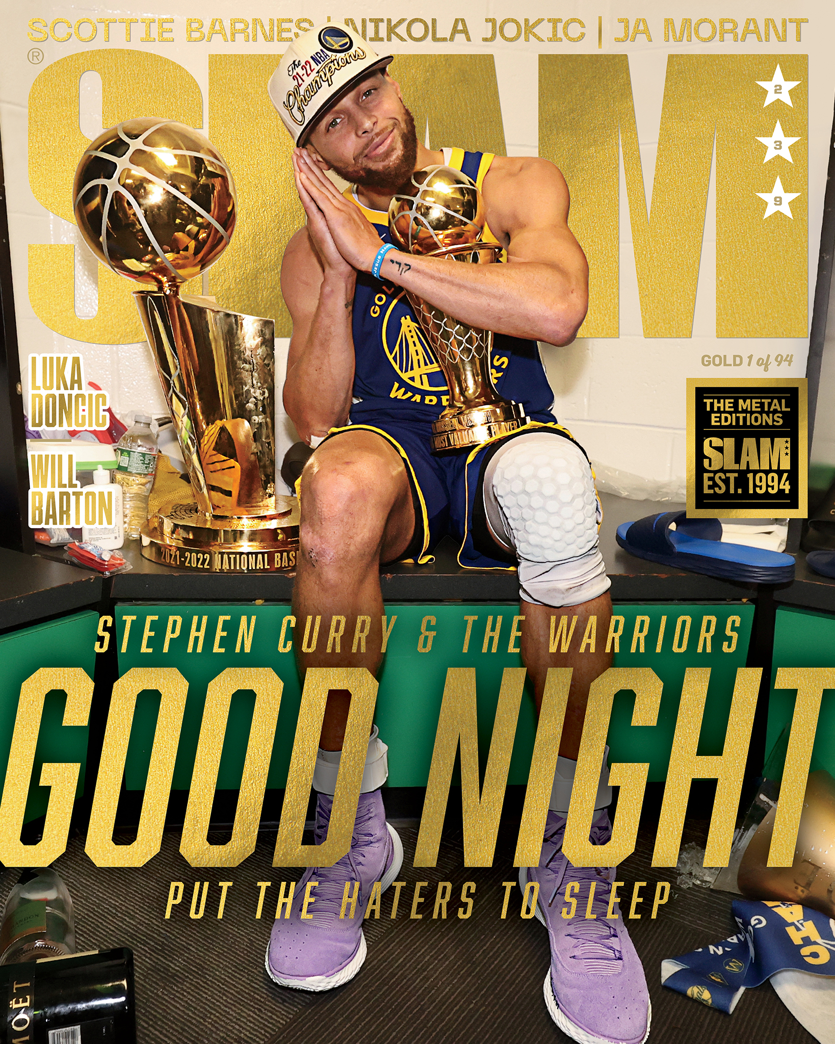 NBA: Slam Steph Curry Pop! Cover