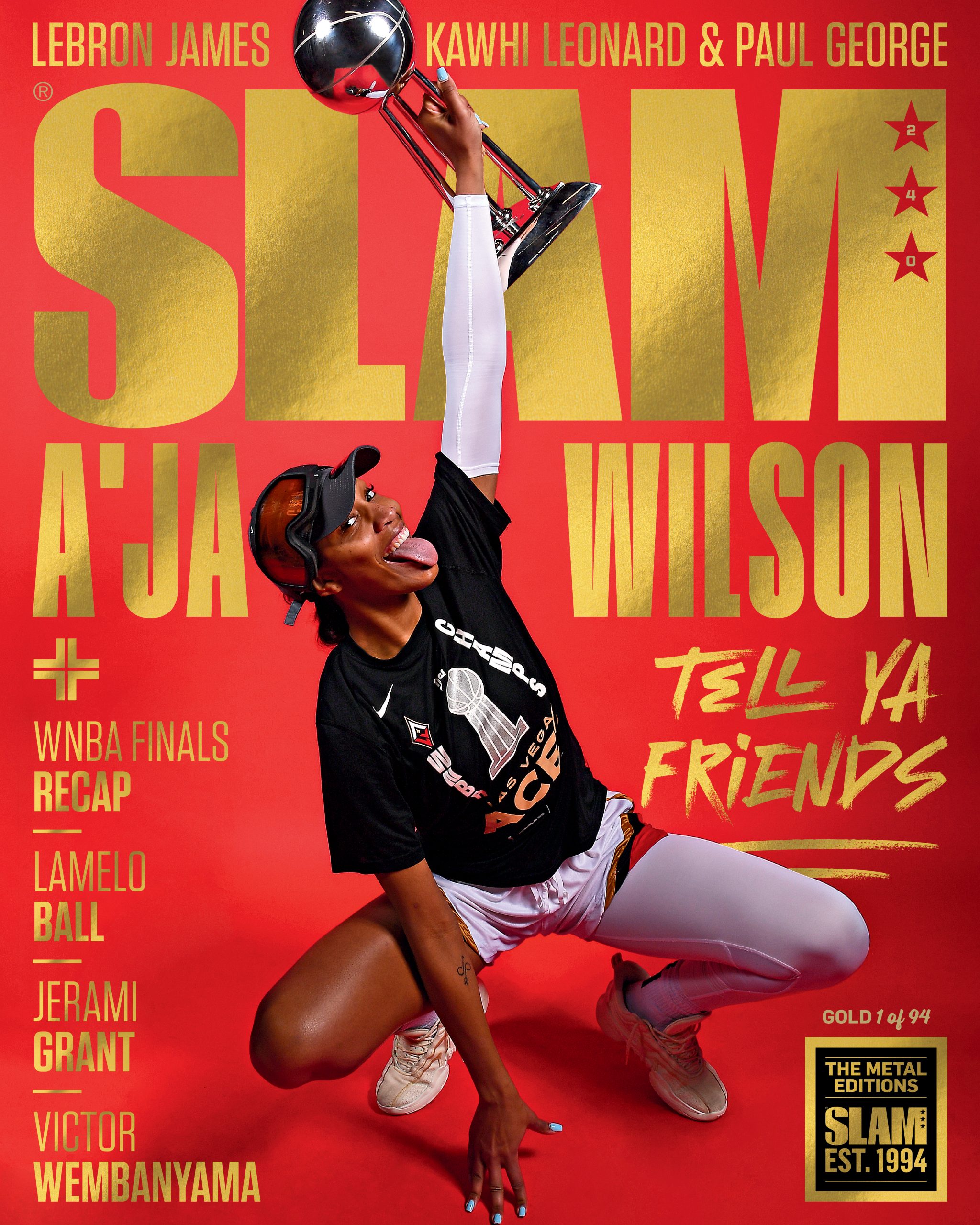 WNBA Champion A’ja Wilson Covers SLAM 240