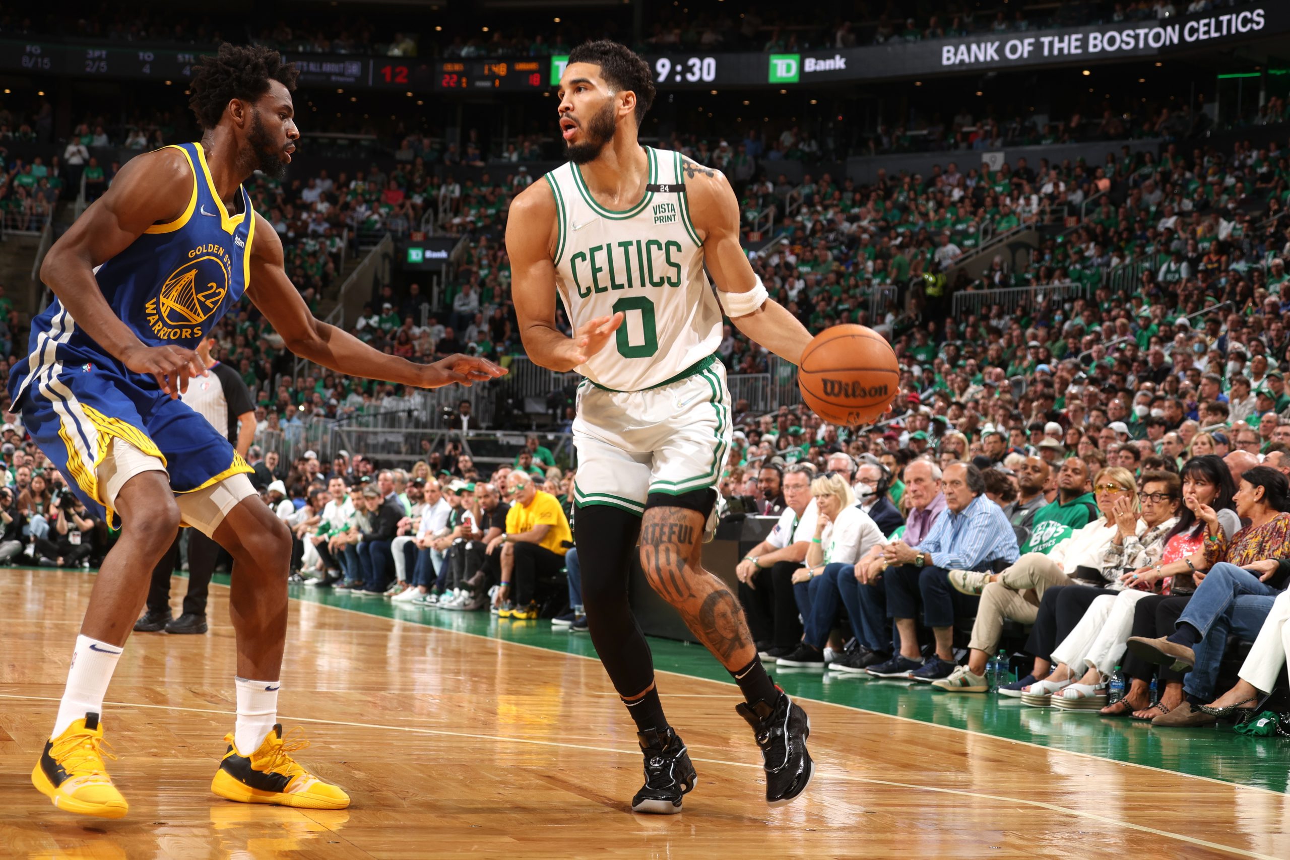 Celtics star Jayson Tatum visits summer league, saying he still hasn't put  Finals loss to Warriors behind him - The Boston Globe