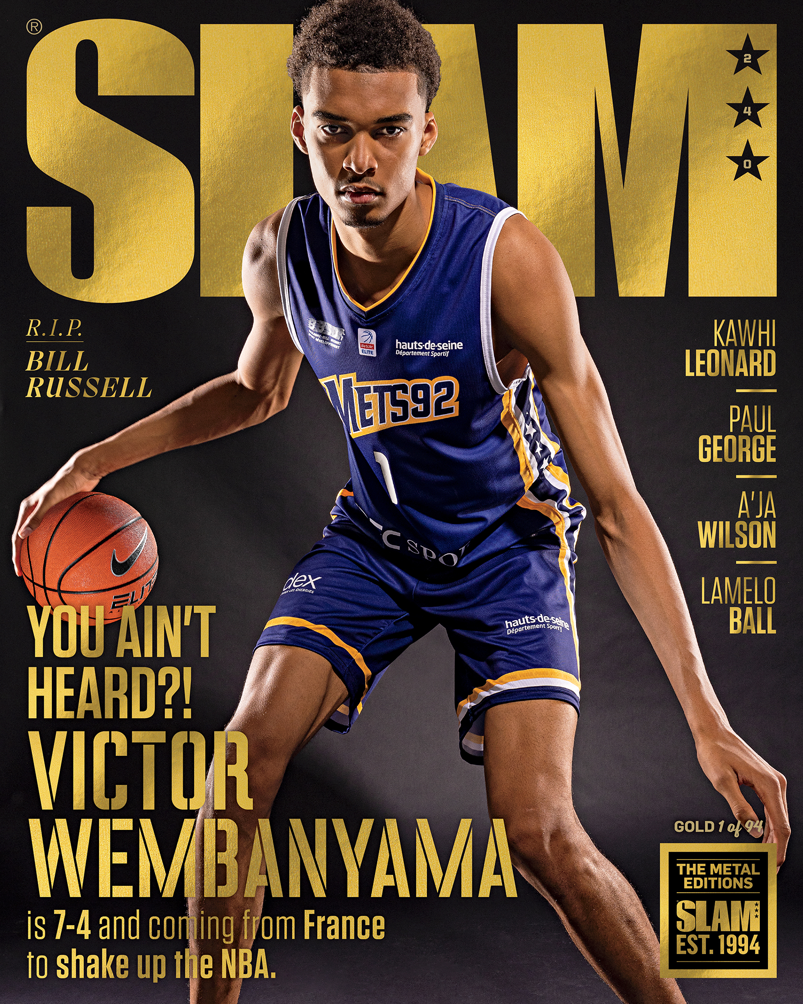 Bleachers Sports Music & Framing — Victor Wembanyama 2022 Slam