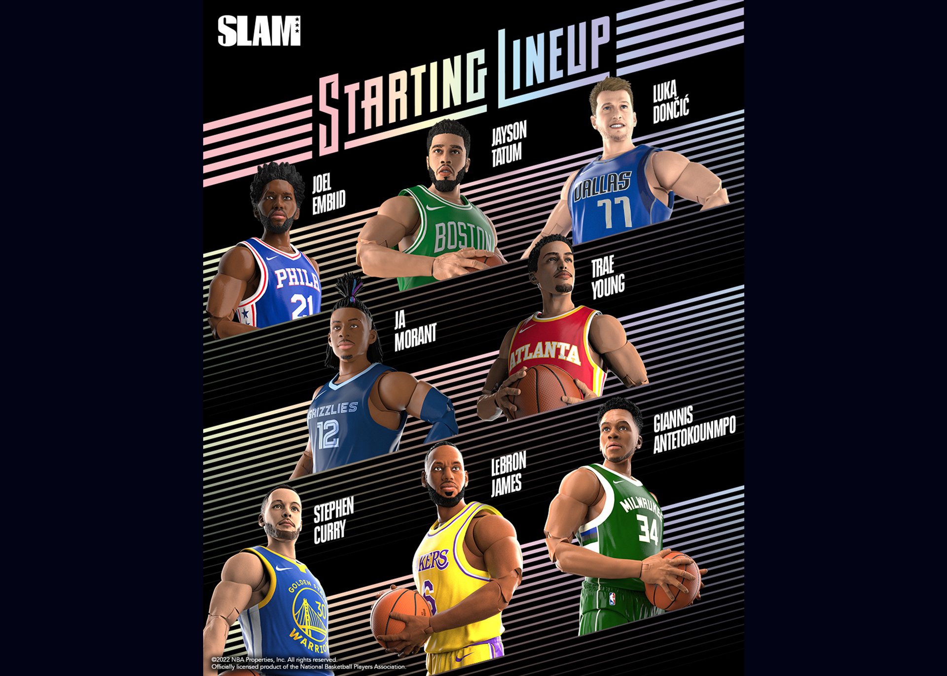 Ja Morant Memphis Grizzlies NBA x Hasbro Starting Lineup Series 1