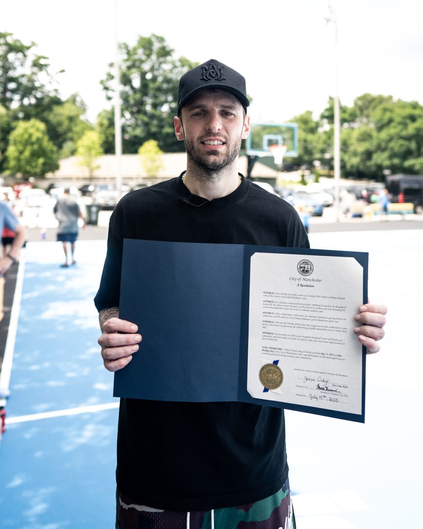 Chris Brickley’s is Empowering the Next Generation of Hoopers with Renovated Court in Manchester, NH