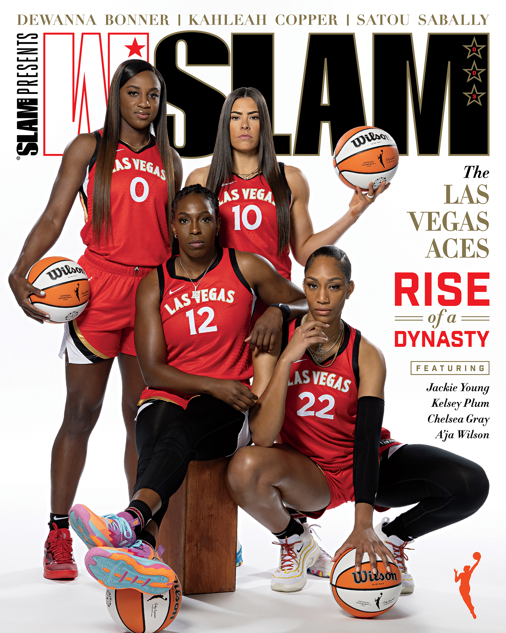 SLAM Cover Tee A'ja Wilson Las Vegas Aces WNBA Finals 2023