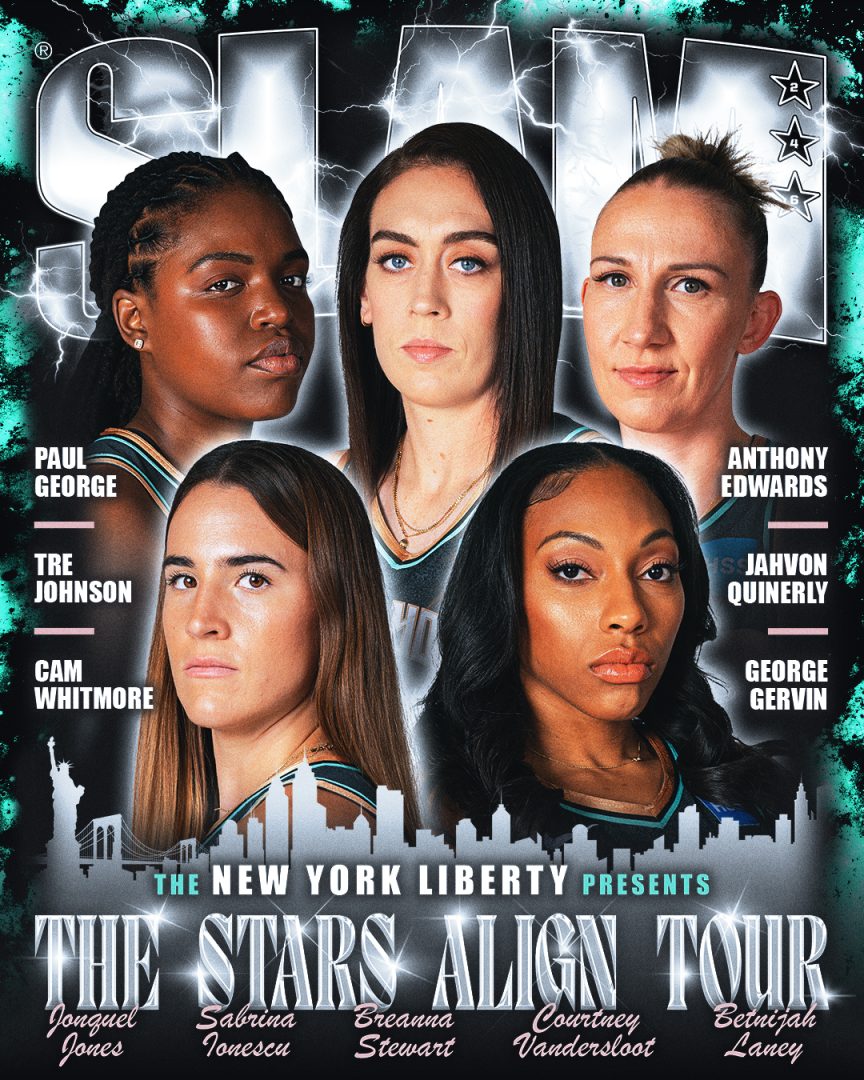 The Stars Align: Backstage Look at the New York Liberty SLAM Cover Shoot