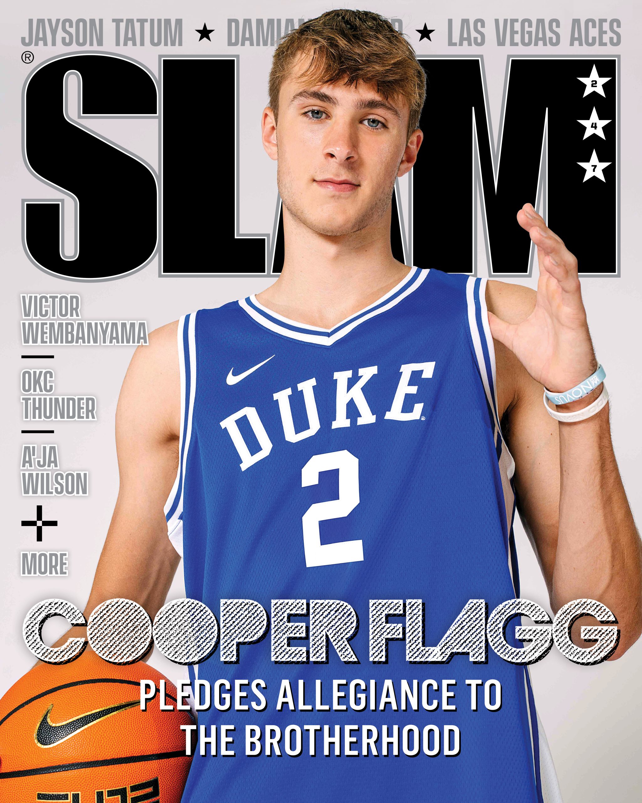 Cooper Flagg Announces He's Headed to Duke on the Cover of SLAM 247