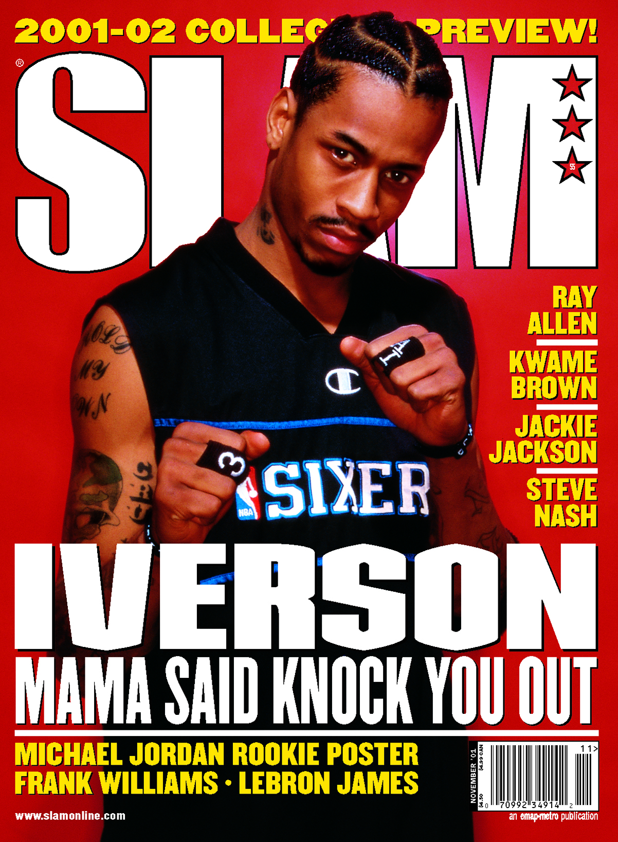 THE 30 PLAYERS WHO DEFINED SLAM’S 30 YEARS: Allen Iverson