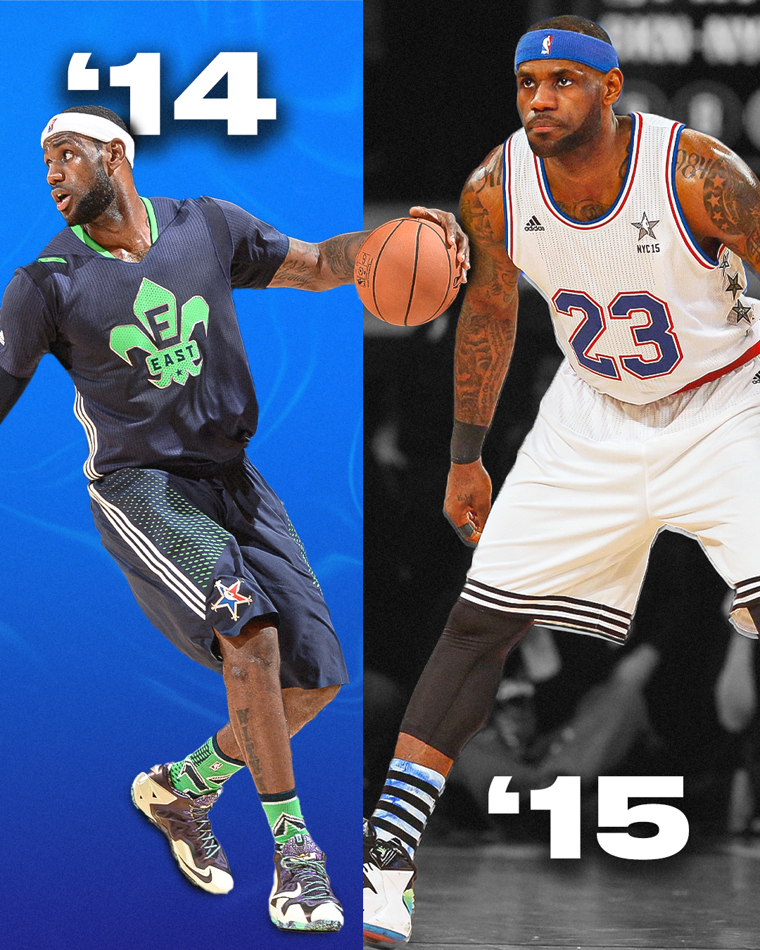 Looking Back at LeBron James’ All-Star Weekend Fits Over the Years
